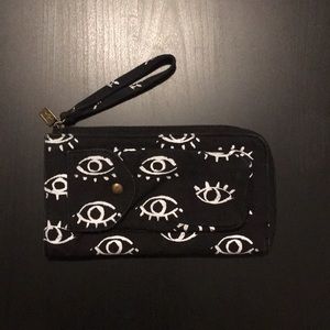 Billabong “eyes” wristlet
